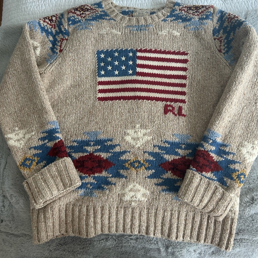 Ralph Lauren Flag Sweater